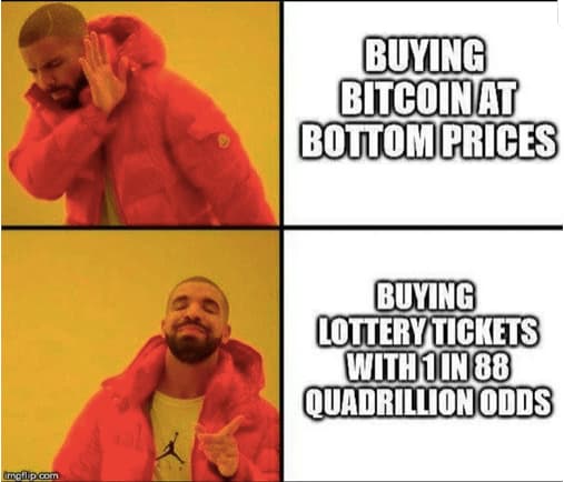 Buying bitcoin meme