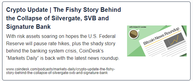 Crypto Update The Fishy Story Behind the Collapse of Silvergate