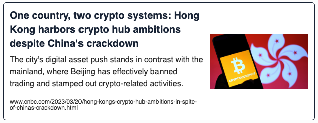 One country, two crypto systems: Hong Kong harbors crypto hub ambitions despite China’s crackdown