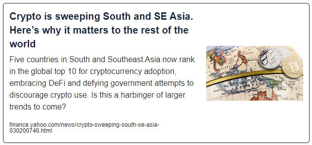 Crypto is sweeping South and SE Asia. Here’s why it matters to the rest of the world
