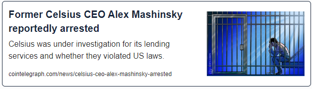 Former Celsius CEO Alex Mashinsky reportedly arrested