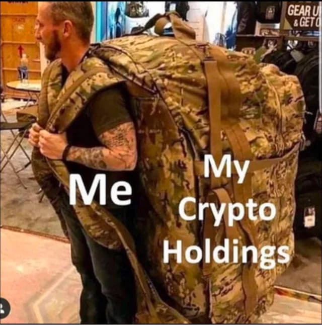 me and my crypto holdings
