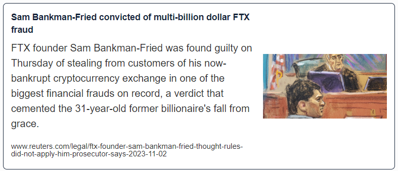 Sam Bankman-Fried convicted of multi-billion dollar FTX fraud
