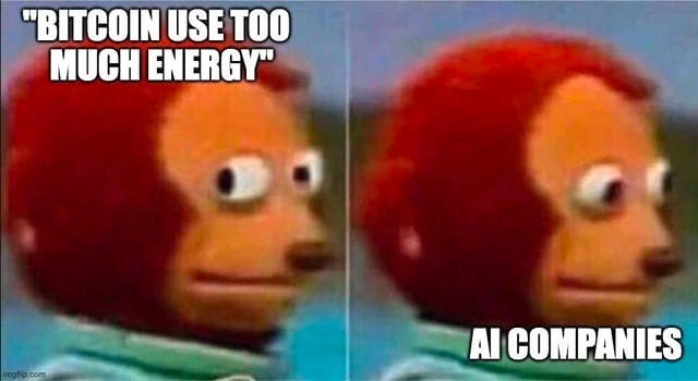 Bitcoin use too much energy meme