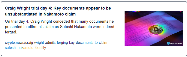 Craig Wright trial day 4: Key documents appear to be unsubstantiated in Nakamoto claim
